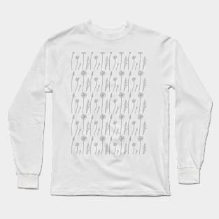 Lined flowers Long Sleeve T-Shirt